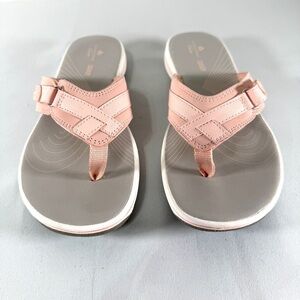 Cloudsteppers by Clarks Pink and Gray Casual Sandals
